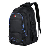 Large Capacity Men Backpack Laptop Waterproof Black Multifunctional Computer Back Pack Male Students Teen Schoolbag 2022