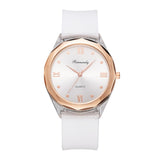 Simple Transparent plastic White Watches Women Fashion Casual Silicone strap Ladies Wristwatches Rome Dial Female Quartz Clock