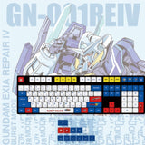 108/120 Key Gundam Robot Keycap XDA Height PBT Five-sided Sublimation DIY Customized Mechanical Keyboard Keycap Cherry MX Switch
