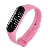 HOT M4 Men's Watch Women's Clock Luminous Sensor Monitoring Tracker Fitness Sports Wristband Bluetooth Waterproof Digital Watch