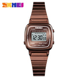 SKMEI Fashion Sport Watch Women Top brands Luxury 3Bar Waterproof Ladies Watches Small Dial Digital Watch Relogio Feminino 1252