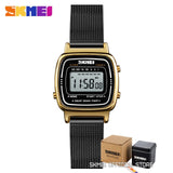 SKMEI Fashion Sport Watch Women Top brands Luxury 3Bar Waterproof Ladies Watches Small Dial Digital Watch Relogio Feminino 1252