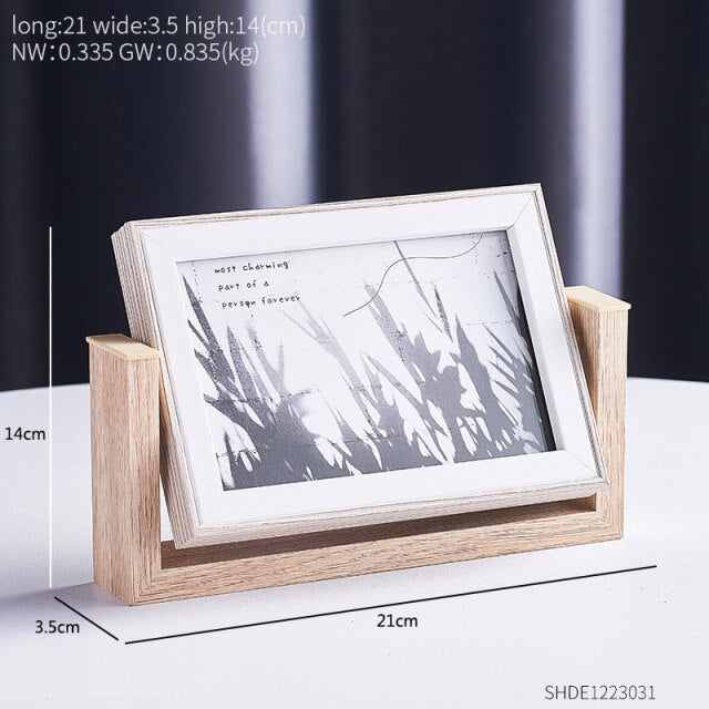 Nordic Simple Mirror Pgoto Frame Picture Frames Living Room Bedroom Home Decor Modern 6 Inch 7 Inch Art Picture Frames