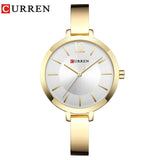 Fashion Gold Women Watches Stainless Steel Ultra thin Quartz Watch Woman Romantic Clock Women's Watches Montre Femme
