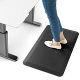 Xpoko Anti Fatigue Floor Mat Thick Perfect Kitchen Carpet Standing Desk Rugs 1.8cm Thickness PVC Decor Mat Stain Resistant