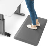 Xpoko Anti Fatigue Floor Mat Thick Perfect Kitchen Carpet Standing Desk Rugs 1.8cm Thickness PVC Decor Mat Stain Resistant