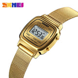 SKMEI Fashion Sport Watch Women Top brands Luxury 3Bar Waterproof Ladies Watches Small Dial Digital Watch Relogio Feminino 1252