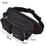 Men Chest Pack Waterproof Waist Bags Large Capacity Fanny Pack for Men Multifunction Phone Pouch Oxford