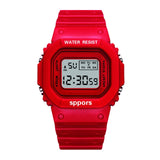 Transparent Digital Watch Luminous Square Waterproof Women Man Lover Watches Sports Electronic Wrist Watch Clock Wristwatch 2022