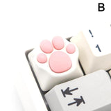 1PC Cute DIY Silicone Soft Cat Paw Key Cap Mechanical Keyboard Keycaps Gamer Backlit Gaming Keyboad Key Caps For Keyboards