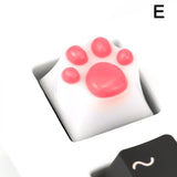 1PC Cute DIY Silicone Soft Cat Paw Key Cap Mechanical Keyboard Keycaps Gamer Backlit Gaming Keyboad Key Caps For Keyboards
