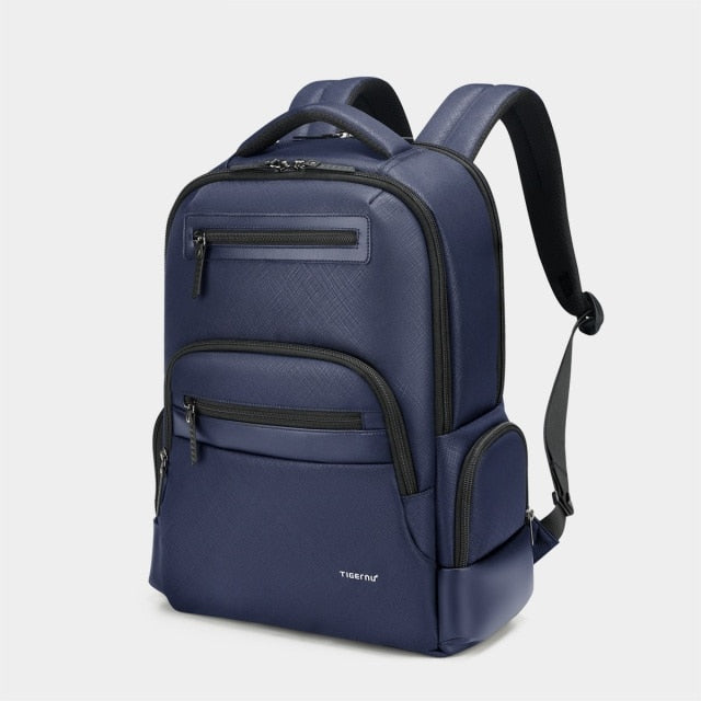 Multifunctional Men 15.6" Laptop Travel Backpack Suspended Design Zipper Concise College School Backpacks Connect Series