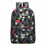 Usb Charging Luminous Ronaldo Backpack School Bags for Boys Teenage Back Pack Men Large Capacity Black Teen Bagpack 2021 New