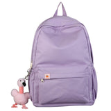 Large Capacity College Girl School Bag Cute Flamingo Women Backpack Fashion Light Travel Student Schoolbag Solid girl Knapsack