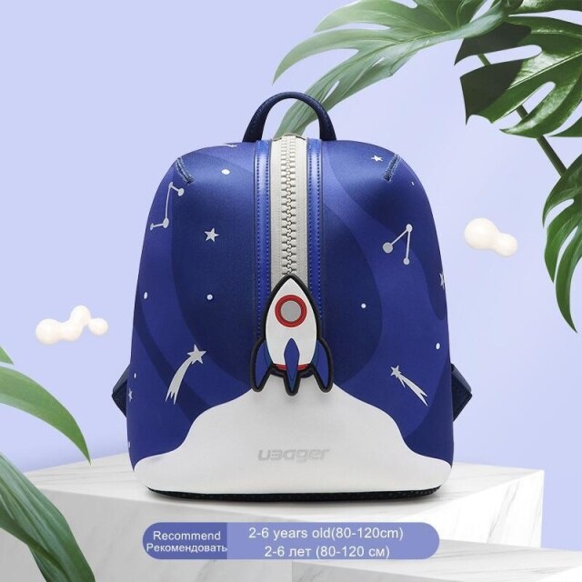 2022 New Breathable Schoolbag Creative Cartoon Children's School Bag  Waterproof Backpack For 2-6 Years Old Kindergarten Student