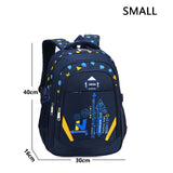 Kids School Bags For Boys Backpack Waterproof Nylon Bookbags Large Capacity Children Schoolbag 6- 12 Years