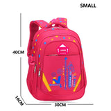 Kids School Bags For Boys Backpack Waterproof Nylon Bookbags Large Capacity Children Schoolbag 6- 12 Years