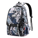 Nylon Camouflage Backpack Men Large Capacity Student School Bag for Boys Teen 2021