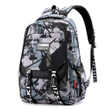 Nylon Camouflage Backpack Men Large Capacity Student School Bag for Boys Teen 2021