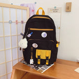 Nylon School Bags for Teenage Girls Cute Student Backpacks Women Bookbags Fashion Youth Schoolbags 2021