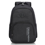 Large Capacity School Bags for Teenage Boys Backpack Men Oxford Black Middle School High Bookbags Usb Charging