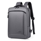 Business 15.6 Inch Laptop Men's Backpack Large Capacity USB Charge Oxford Backpack Men