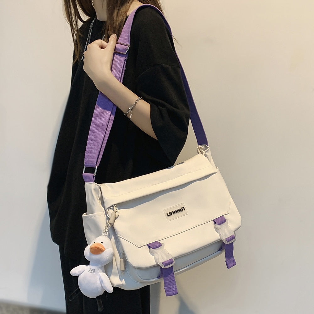 Girl Fashion Waterproof Shoulder Bag Female Cute Shopper Student Teen School Lady Kawaii Bag Crossbody Women New Messenger Small