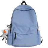 Blue Girl Cute Boy Backpack Women Male Nylon School Bag Lady Waterproof Book Cool Backpack Female Kawaii Men Bag Student Fashion