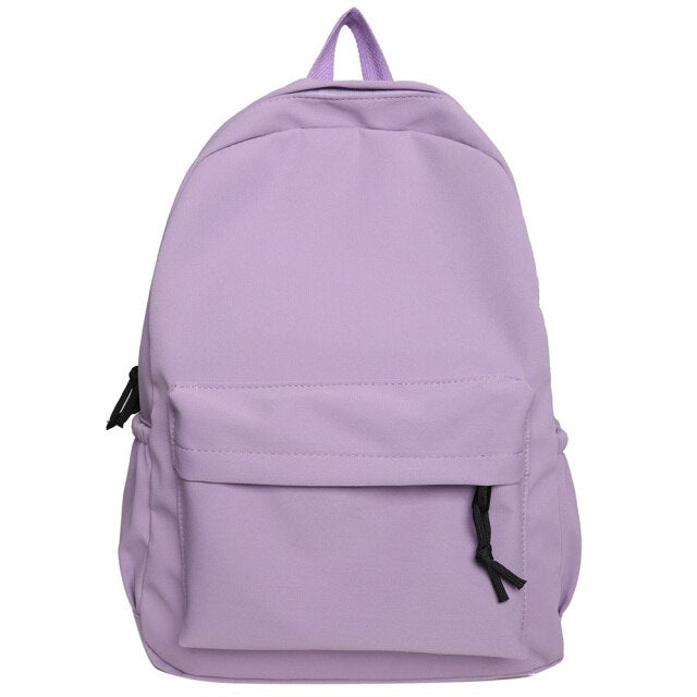Trendy Women Laptop Purple College Bag Lady Kawaii Nylon Book Backpack Fashion Cute Girl Travel Bag Cool Female School Backpacks