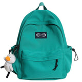 Cute Small Lady Blue Backpack Waterproof Nylon Female Kawaii Bag Teenage Girl School Bag College Student Women Backpacks Fashion