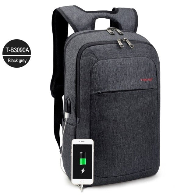 Male Backpack Bag Brand 15.6 Inch Laptop Notebook Mochila for Men Splashproof Back Pack Bag School Backpack For Women