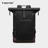 Brand Roll Top Large Capacity Fashion Backpack Men High Quality Waterproof Anti Theft 15.6" Laptop Backpacks Travel Male