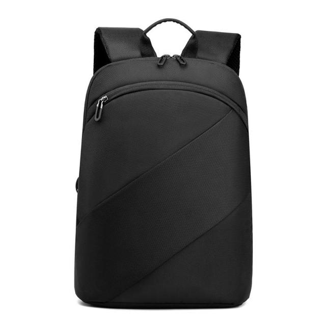 Men Slim Laptop Backpack 15.6 Inch Ultra Thin Business Travel Backpacks Waterproof Large capacity College Students School Bags
