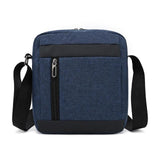 Fashion Men's Bag Solid Color Nylon Crossbody Bags Waterproof Anti-theft Messenger Bags Summer Trendy Shoulder Bags 2022