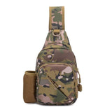 Nylon Camouflage Chest Bags For Men Tactical Crossbody Bag Man Waist Bag Large Capacity Male Travel Pack For Radio Walkie Talkie