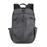 New Korean Casual Men's Backpack Simple And Fashionable Solid Color Student Schoolbag Large Capacity Laptop Backpacks