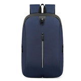 Fashion Men Backpack Solid Color Oxford Cloth Business Backpacks Usb Charging 15.6 Inch Laptop Backpacks Leisure Travel Bags
