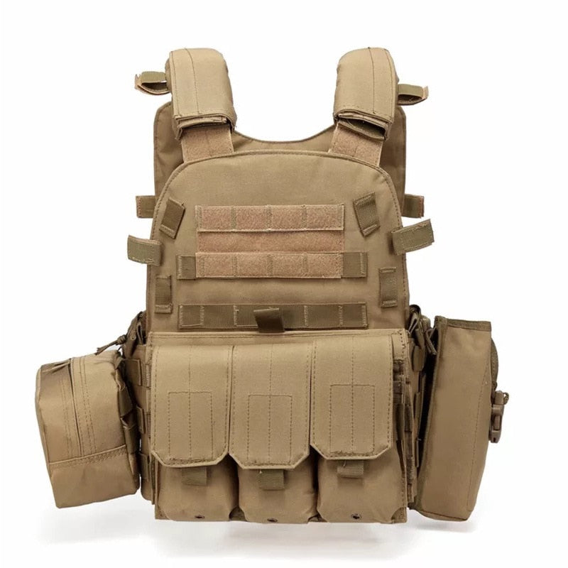 Tactical Chest Bag Molle Military Training Vest Combat Assault Plate Carrier Hunting Vests
