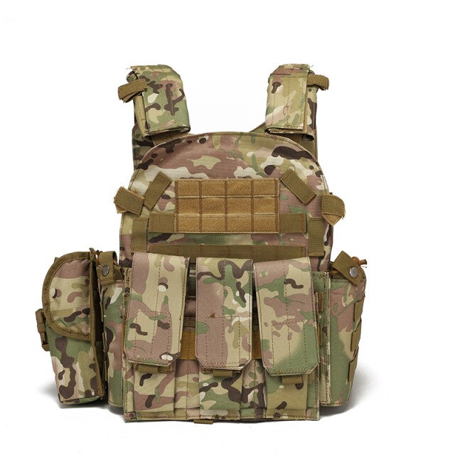 Tactical Chest Bag Molle Military Training Vest Combat Assault Plate Carrier Hunting Vests