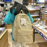Fashion Women Backpack Waterproof Girls College School Bag Men Leisure Big Laptop Mochila Nylon Lovers Travel Bagpack