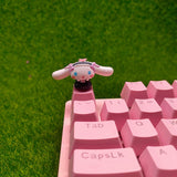 Custom Cute Kawaii Cinnamorol Series Anime Keycaps Mechanical Keyboard Caps Cherry Mx Personalized Cartoon PBT Diy Key Cap Game