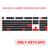 108 Keys PBT Keycaps Dye Sub Cherry Profile Japanese Bushido Keycap For GMK Cherry MX Switch 61/87/104/108 Mechanical Keyboard