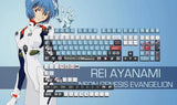 108/142 key EVA zero machine Evangelion Ayanami Sublimation keycap Cherry Profile mechanical keyboard cap Anime keyboard cap