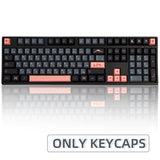 131 keys set Night cherry PBT keycap Dye Sub Japanese Keycaps for For  GMK Cherry MX Switch Mechanical Keyboard