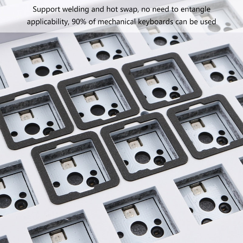 120pcs Poron IXPE EVA Pad For Hot Swappable Mechanical Keyboard Switch Reduce Noise DIY Keyboard Kits Mute Foam Pads