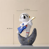 Nordic Resin Astronaut Figurines Creative Home Decor Miniature Statues Sculptures Home Decoration Accessories Birthday Gifts