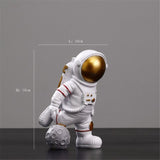 Nordic Resin Astronaut Figurines Creative Home Decor Miniature Statues Sculptures Home Decoration Accessories Birthday Gifts