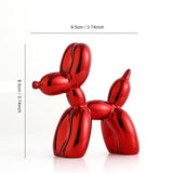 Home Decor Balloon Dog Figurines For Interior Nordic Modern Resin Animal Figurine Sculpture Statue Living Room Home Decoration