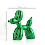 Home Decor Balloon Dog Figurines For Interior Nordic Modern Resin Animal Figurine Sculpture Statue Living Room Home Decoration