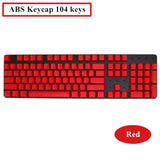 104 Keys ABS Backlight Keycap Universal Axis For Ikbc Cherry MX Annie Mechanical Keyboard(Only Keycap No Keyboard)